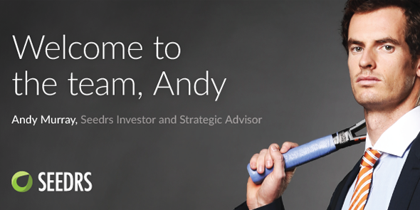 Andy Murray joins Team Seedrs